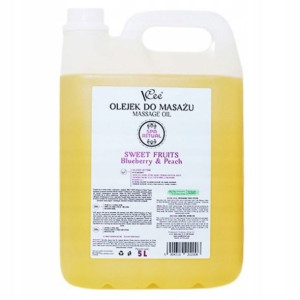 OLEJEK DO MASAŻU VCEE 5L Blueberry & Peach