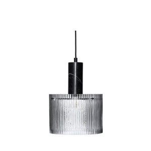 Lampa wisząca Revolve czarna marmur Hubsch