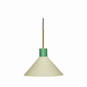 Lampa wisząca Crayon zielona metal Hubsch
