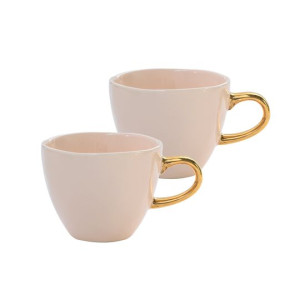 Filiżanki Good Morning Mini różowy 2szt. porcelana UNC