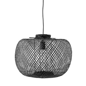 Lampa wisząca Rodi czarna bambus Bloomingville