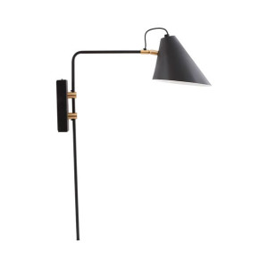 Lampa ścienna Club czarna metal HouseDoctor