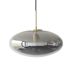 Lampa wisząca Elipse Reflect srebrna szkło Hubsch