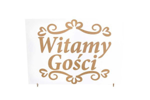 Tabliczki Witamy Gości 21x30 ślub wesele