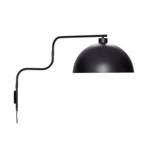 Lampa ścienna Crescent czarna metal Hubsch