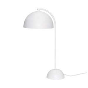 Lampa na biurko Form biała metal Hubsch