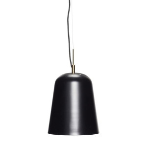 Lampa wisząca Lily czarna stożek metal Hubsch