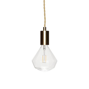 Lampa Bulb na kablu metal Hubsch