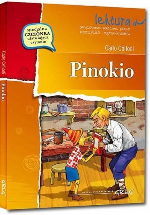 Pinokio Collodi GREG miękka z opracowaniem bcd