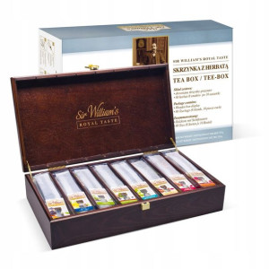 Skrzynka Pełna Herbat Sir William's Royal Taste 80 Saszetek