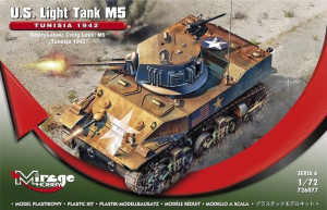 Model do sklejania Czołg M5 TUNEZJA 1942