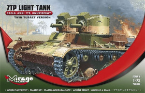 Model do Sklejania Czołg 7TP - Dwuwieżowy