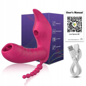 Wibrator Aplikacja Dildo Ssanie Ogrzewanie Punkt G 18 Trybów