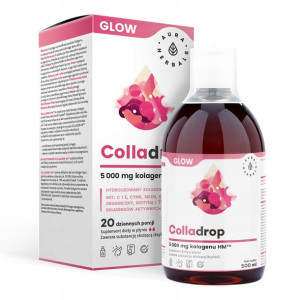 Aura Herbals Colladrop Glow kolagen morski 5000 mg