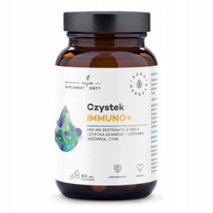 AURA HERBALS Czystek Immuno+ odporności serce 60