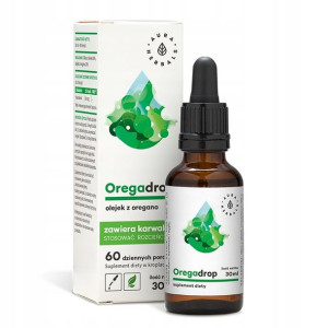 Oregadrop olejek z OREGANO krople 30ml NATURALNY