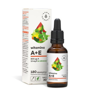 Aura Herbals Witamina A+e Krople 180 Porcji 30ml