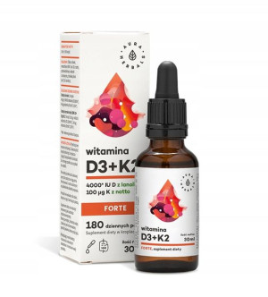 Aura Herbals Witamina D3+k2mk7 Układ Odpornościowy