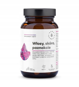 Kolagen Rybi Naticol Włosy Skóra Paznokcie Aura