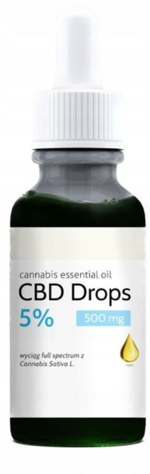 Olejek Konopny Cbd 5% 500mg Certyfikowany Full
