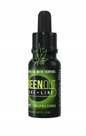 Olejek GREEN OUT CBD Pineapple Express Energy