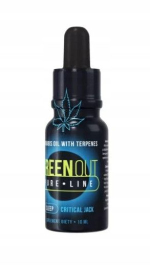Olejek GREEN OUT CBD Ekstrakt konopny CriticalJack