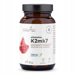Aura Herbals Witamina K2MK7 MenaQ7 kapsułki 90 szt