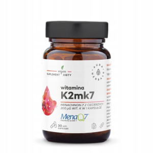Aura Herbals Witamina K2MK7 MenaQ7 kapsułki 30 szt