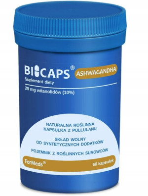 Formeds Bicaps Aszwaganda Ekstrakt Korzeń 290mg