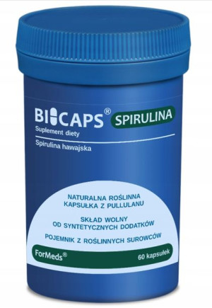 ForMeds BICAPS SPIRULINA HAWAJSKA 60k Detox Białko