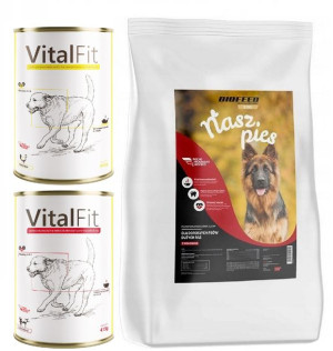 BIOFEED Nasz Pies Rasy Średnie/Duże Wołowina 15kg + GRATIS