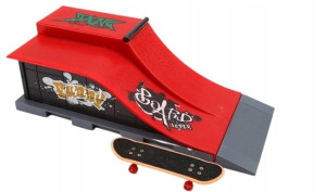 Zestaw Fingerboard Rampa Skatepark + Deskorolka
