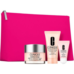 Clinique Moisture Surge 100H + Overnight Mask 30ml. + Moisture Surge Lip