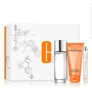 Clinique Happy Eau de Parfum 50ml. + Body Cream 75ml. + Miniatura EDP 10ml