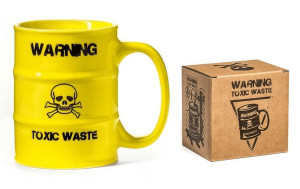 Kubek Warning Toxic Waste