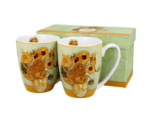 Komplet 2 Kubków 350 Ml Kubki Van Gogh Słoneczniki