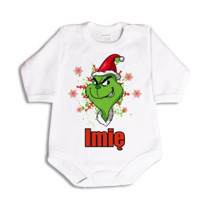 Grinch body świąteczne z własnym imieniem - 74 dł