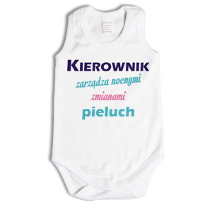 Kierownik zarządza nocnymi - body na ramiączkach - 74