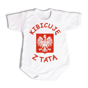 Kibicuję z tatą body niemowlęce POLSKA kibic - 92 kr