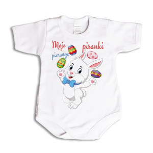 Moje pierwsze pisanki - zajączek BODY - 86 kr
