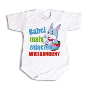 Babci mały zajączek wielkanocny BODY - 62 kr