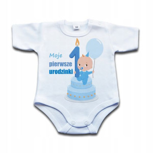 Moje pierwsze urodzinki BODY Prezent - 80 kr