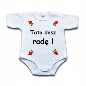 Tato dasz radę - body niemowlęce - 92