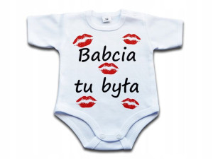 Babcia tu była BODY niemowlęce - 74 kr