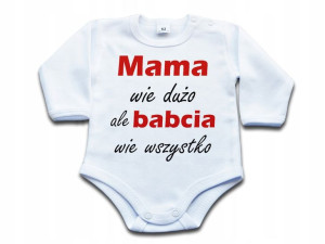BODY Mama wie dużo ale babcia wie wszystko - 68 dł