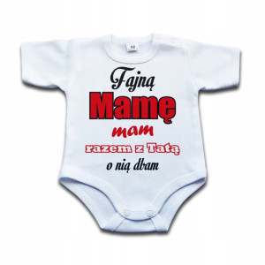 BODY z napisem Fajną MAMĘ mam - 80 kr