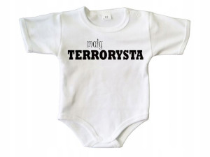 Mały terrorysta - body niemowlęce - 86