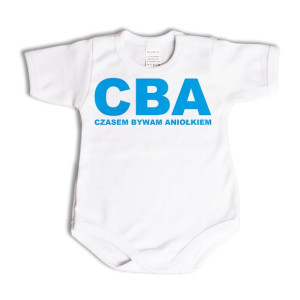 CBA Czasem bywam aniołkiem - body niemowlęce - 56