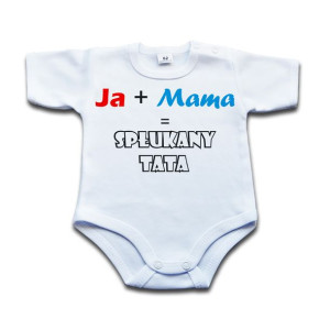 JA + MAMA = SPŁUKANY TATA - body niemowlęce - 56 kr