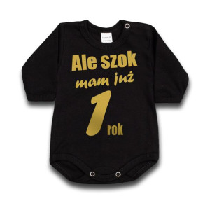 Czarne body Ale szok mam już rok  - 86 dł